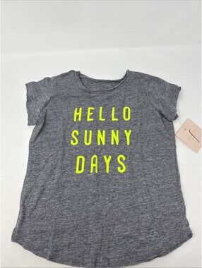 Grayson Mini Hello Sunny Days Gray T Shirt Size 5T